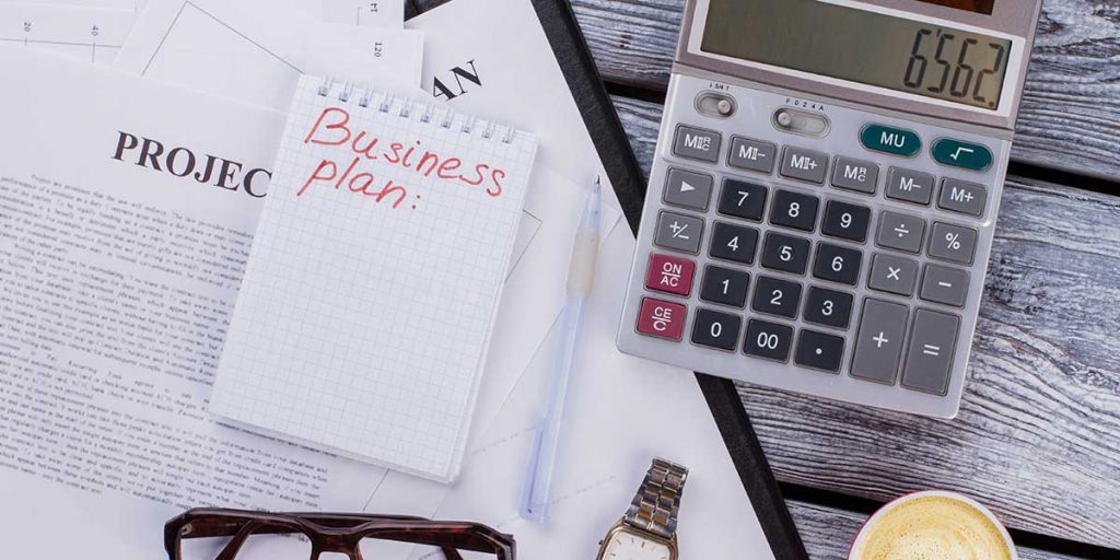 Business plan costs concept