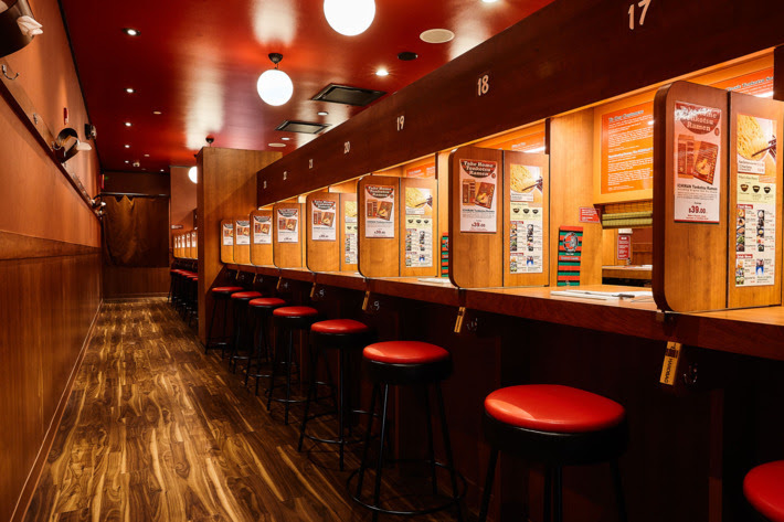 Ichiran’s Ramen Focus Booths 